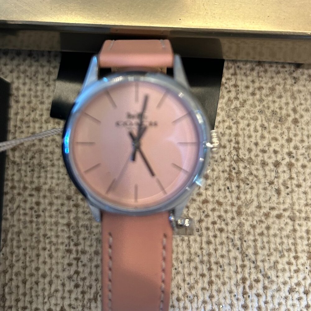 Coach Ruby Series Quartz Digital Gold Dial Watch - Picture 5 of 6